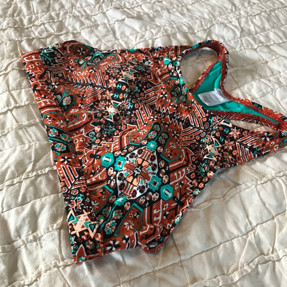 Altered State patterned bikini top. Size M.